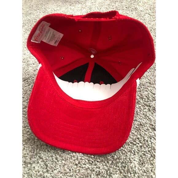 Coca-Cola Corduroy Red Snapback Hat - Picture 6 of 6